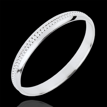 Alianza Dulce Equilibrio - oro blanco 18 quilates