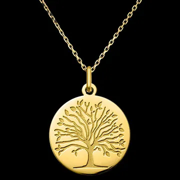 Medalla Árbol de la Vida – Oro Amarillo de 18 quilates