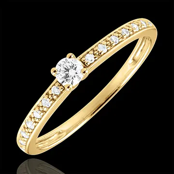 Anillo Solitario Boreal - 0.09 quilates