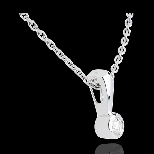 Colgante trofeo oro blanco