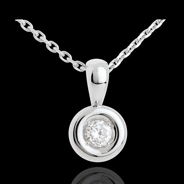 Colgante cáliz diamante campanita - 0.28 quilates