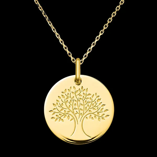 Médaille de Croissance Éternelle – Or Jaune 18 carats