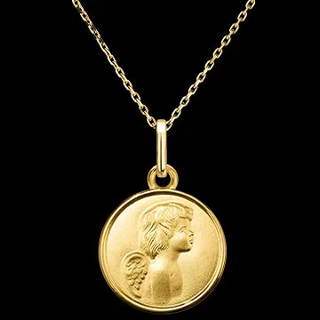 Medaglia Angelo di Luce – Oro Giallo 18 Carati