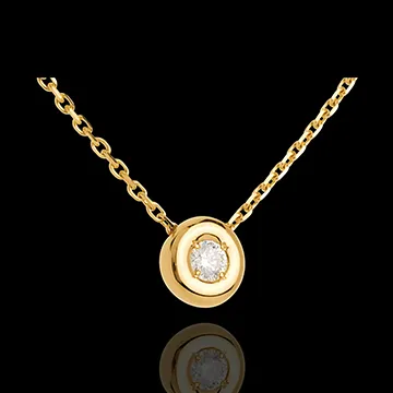 Collier Calice or jaune 18 carats