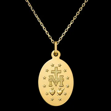 Wonderbaarlijke Medaille – Geel Goud 9 Karaat