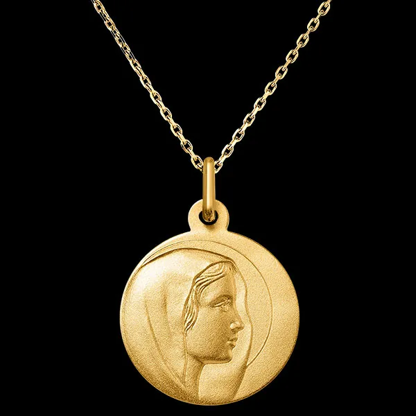 Médaille Sainte Vierge – Or Jaune 9 carats
