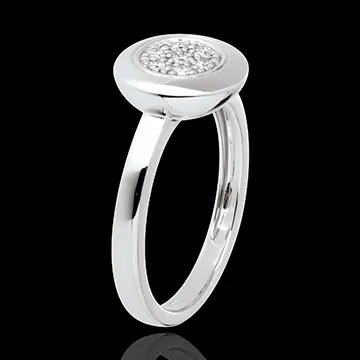 Ring Knoopen - 18 karaat witgoud