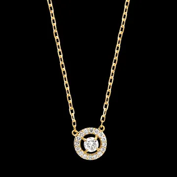 Solara Necklace – 9ct Yellow Gold and Lab-Grown Diamonds