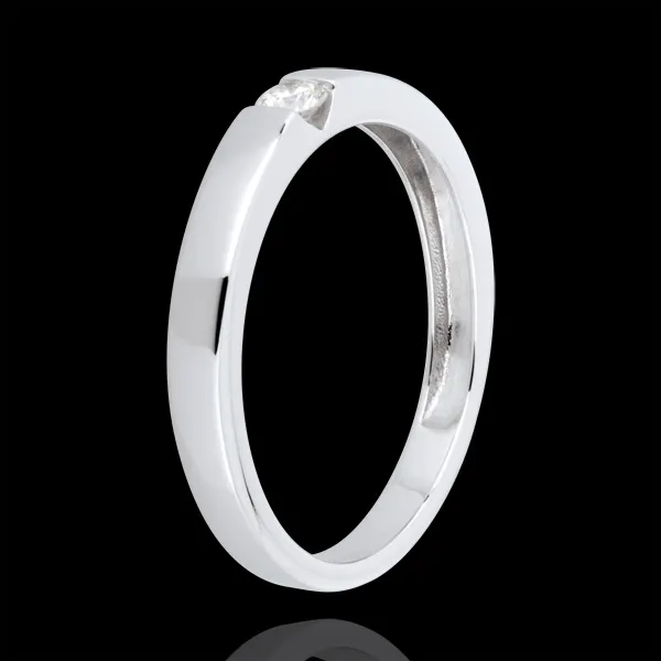Ring Solitaire Symfonie - 18 karaat witgoud