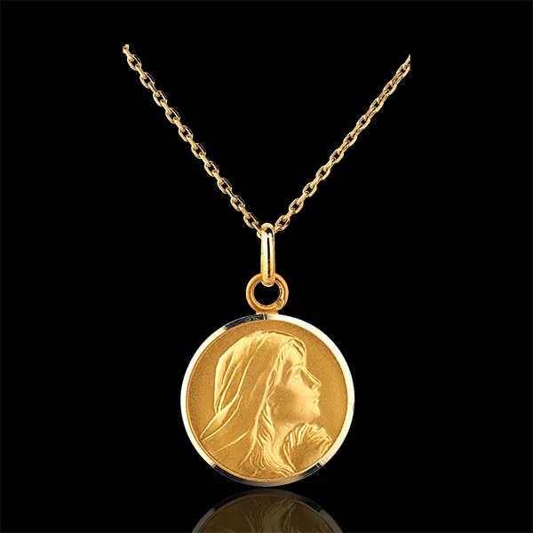 Medal of the Blessed Virgin praying - 16mm