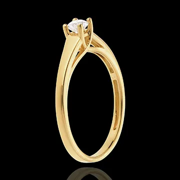 Solitaire Essential 18 karaat geelgoud - 0.19 karaats