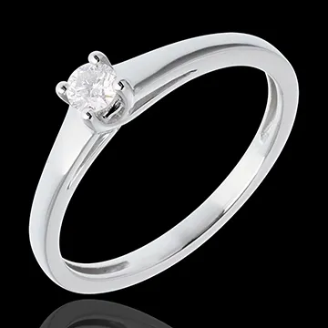 Solitaire Classic white gold