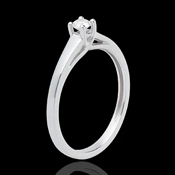 Solitaire Classic white gold