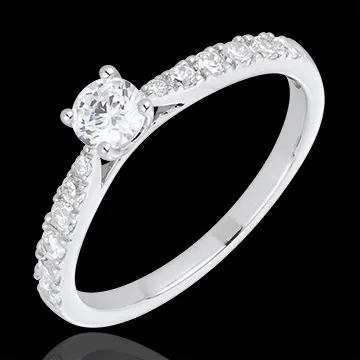 White Gold and Diamond Cherie Ring