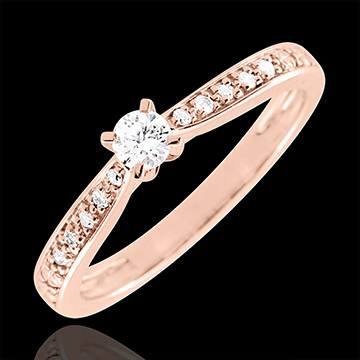 Garlane Solitaire Ring with 4 claws - 0.10 carat