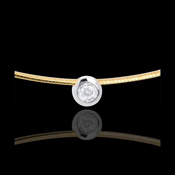 Cable necklace yellow gold