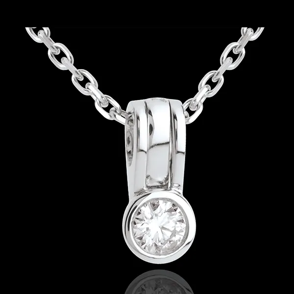 Snap diamond pendant - 0.21 carat