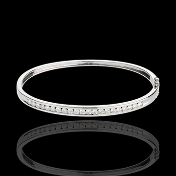 Jonc Constellation - Astral - 1 row of diamonds - 1.24 carat - 21 diamonds