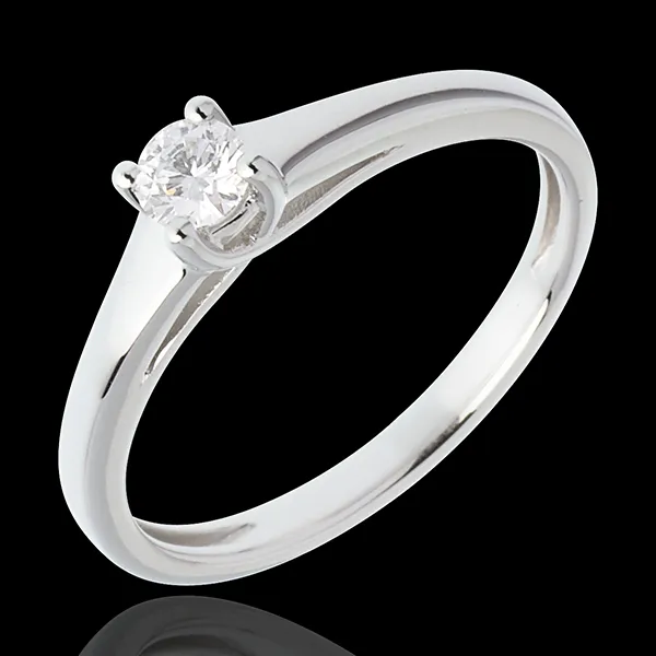 Solitaire Classic white gold