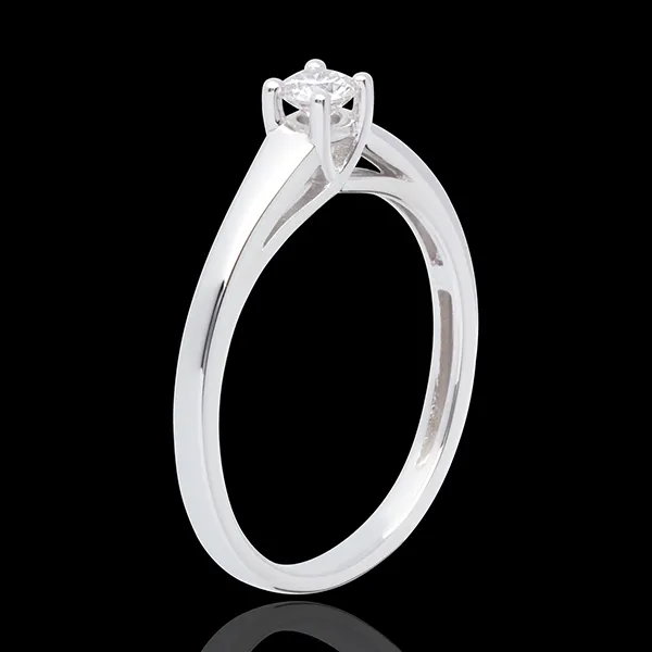 Solitaire Classic white gold