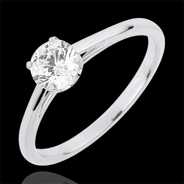 Ring Precious Purity - 0.50 karaat - 18 karaat witgoud