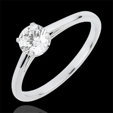 Ring Precious Purity - 0.50 karaat - 18 karaat witgoud