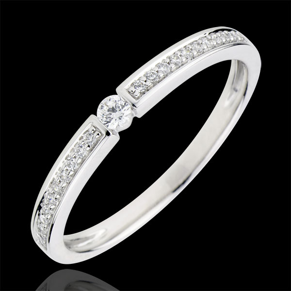Ring Ultima - 18 karaat witgoud