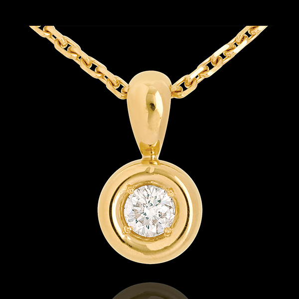 Hanger Calice Ram 18 karaat geelgoud - 0.18 karaat
