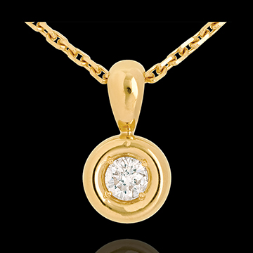 Hanger Calice Ram 18 karaat geelgoud - 0.18 karaat