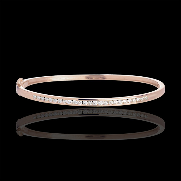Armband Ringen - roségoud - 0.75 karaat - 25 Diamanten - 18 karaat goud