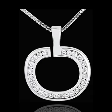 Diapple Hanger - 25 Diamanten - 0.15 karaat - 18 karaat witgoud