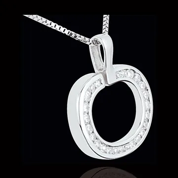 Diapple Hanger - 25 Diamanten - 0.15 karaat - 18 karaat witgoud