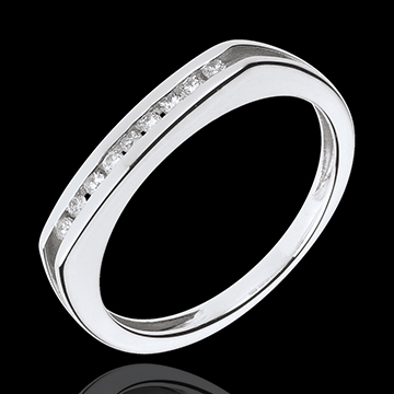 Ring Compromis - 18 karaat witgoud