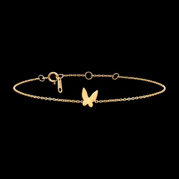 Pulsera Mariposa – Oro amarillo de 9 quilates
