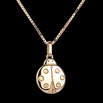 Cocci - grande - or jaune 9 carats