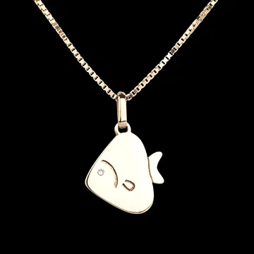 Sweet Fish - large model - yellow gold