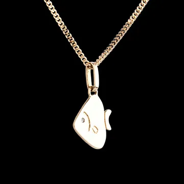 Sweet Fish - large model - yellow gold