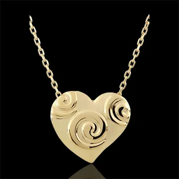 Spiral Heart Necklace