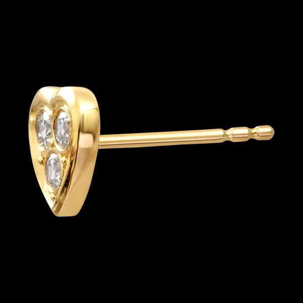 Cadora Earrings – 9ct Yellow Gold and Synthetic Diamonds