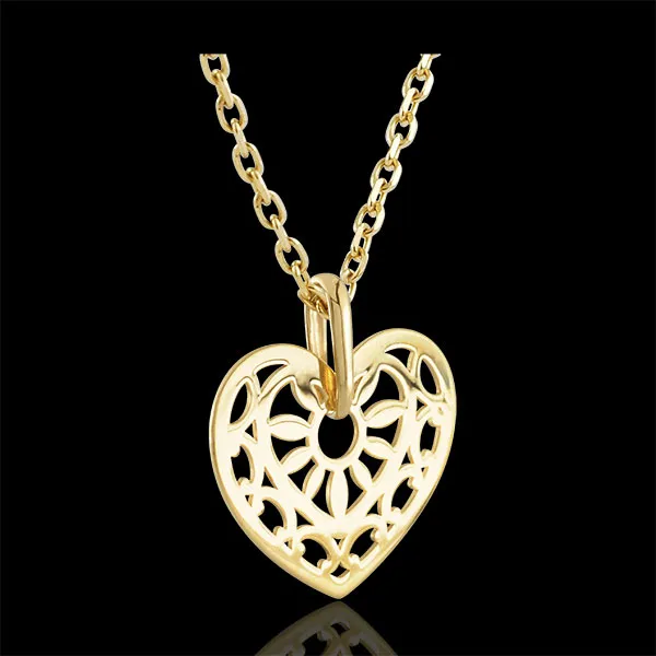 Heart-shaped Love Charm Pendant