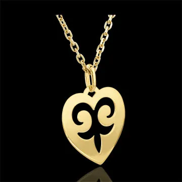 Heart-shaped Incantation Pendant