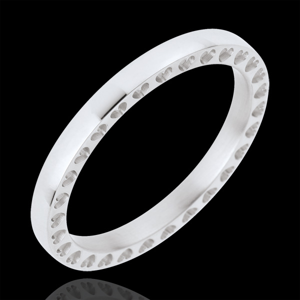 Wedding Ring In my Heart - White Gold