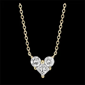 Précieux Secret Necklace - Lovely - 18 karat yellow gold and diamonds 