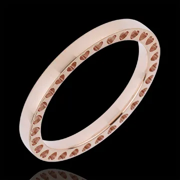 Fede nuziale Nel mio Cuore - Oro rosa