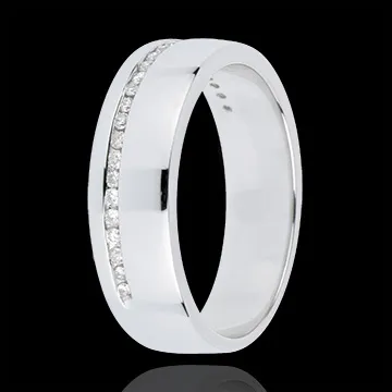 Alianza majestad - oro blanco 18 quilates