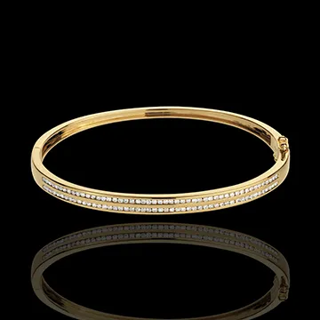 Bracciale rigido Orione - Oro Giallo - 18 carati - 98 Diamanti - 0.68 carati