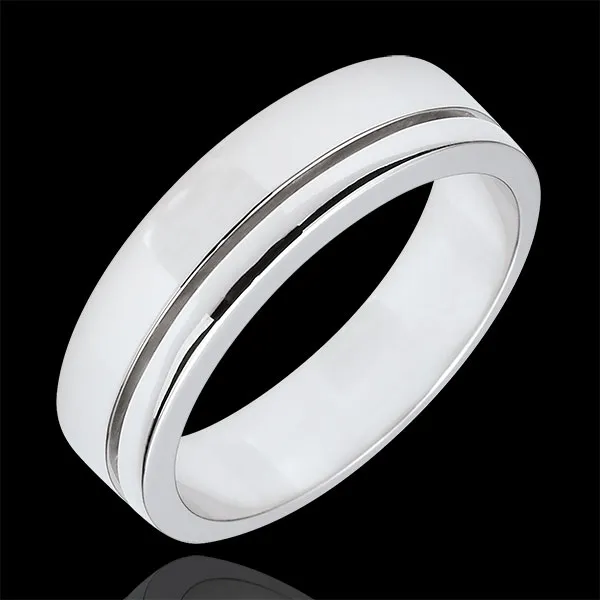 Alliance Olympia - Grand modèle - or blanc 18 carats