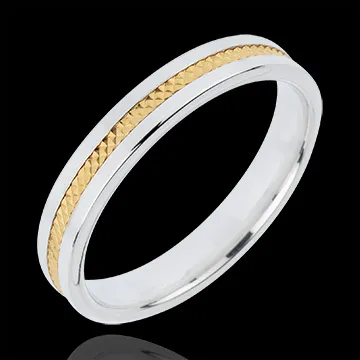 Alliance Juliette - or blanc et or jaune 18 carats