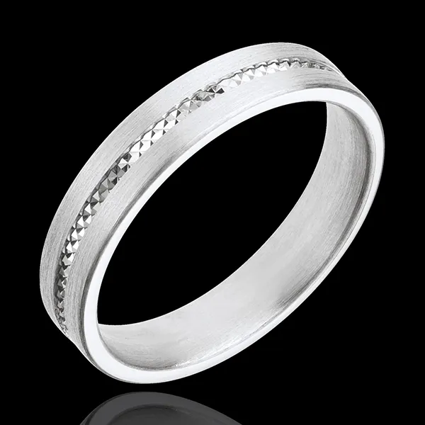Alliance Empreinte - or blanc 18 carats