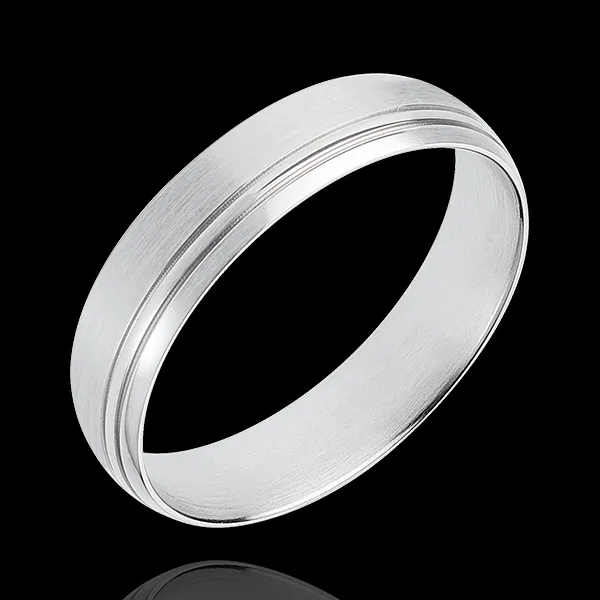 White Gold Cardinal Ring